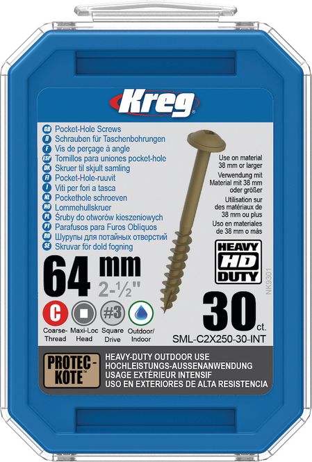 Hovedbilde  Kreg® lommehull-skruer | 64 mm | 30 stk