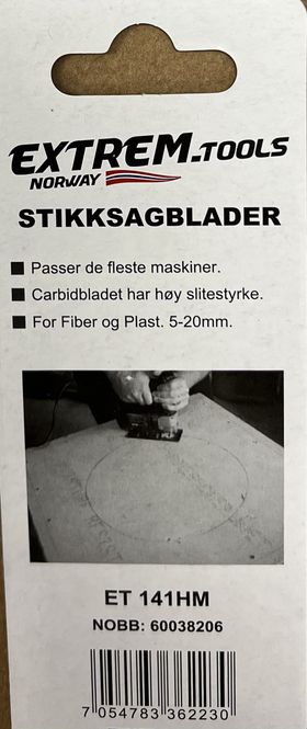 Hovedbilde 3pk. Extrem.Tools Stikksagblad 100mm (Carbid)