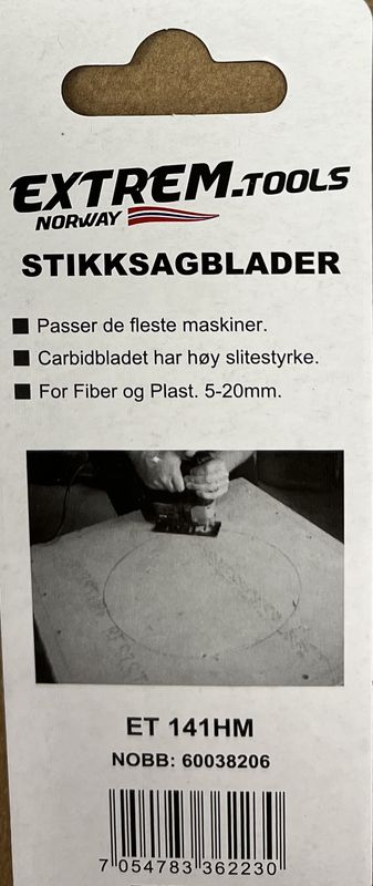 3pk. Extrem.Tools Stikksagblad 100mm (Carbid)