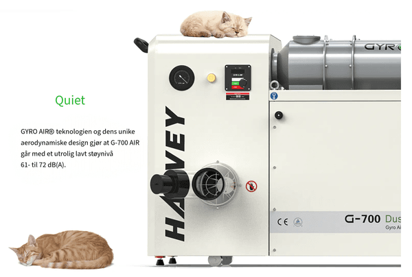 Hovedbilde HARVEY GYRO AIR G-700 Støv og Sponavsug