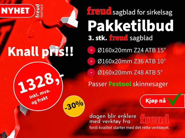 Hovedbilde Pakketilbud - Sagblad for sirkelsag