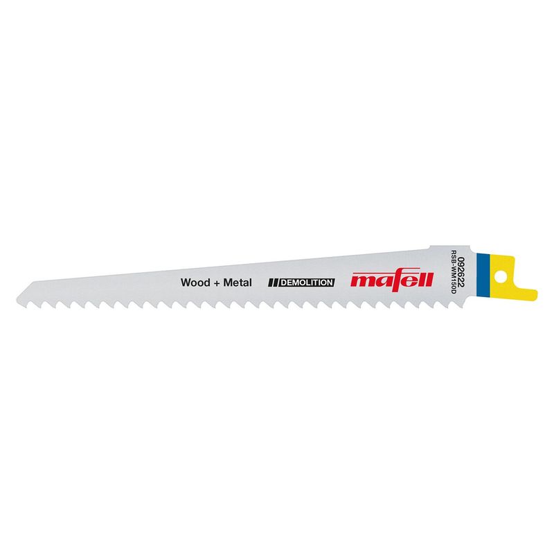MAFELL RSB-WM150 D Rivningsblad – Tre og metall – 150 mm – 5 stk.