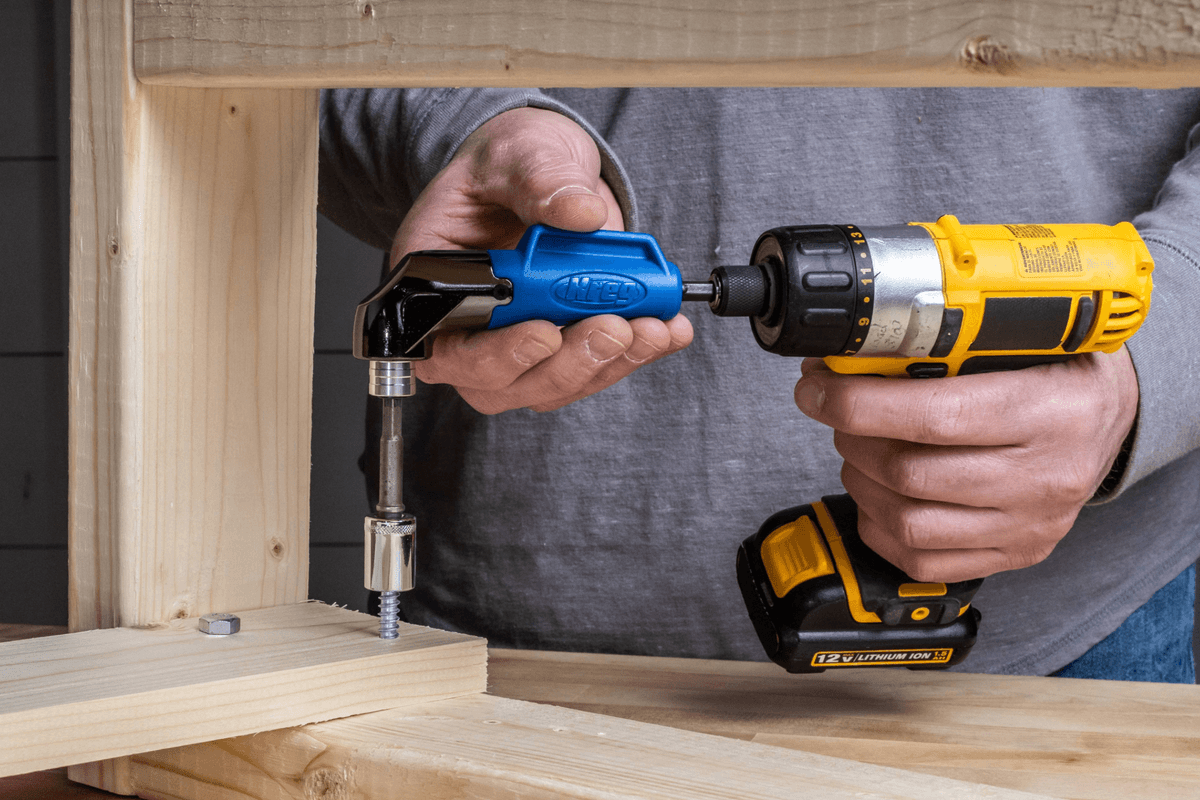 Kreg 90° lommehull skrutrekker | Vinkeladapter