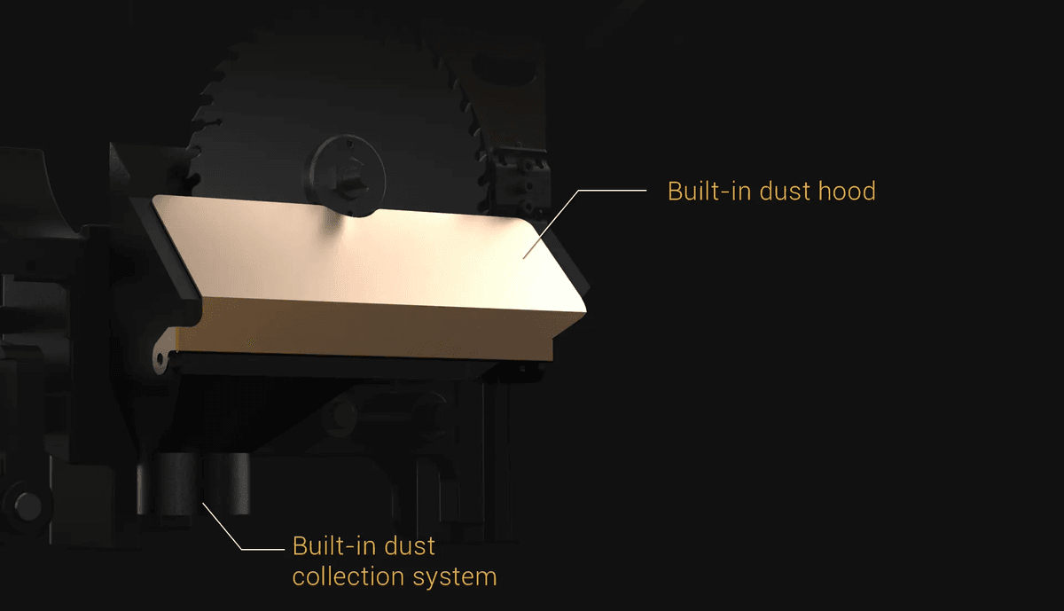 Harvey Bordsag Alpha - HW110SE-52T 4 kW  3-fas med Big Eye presisjonsanlegg