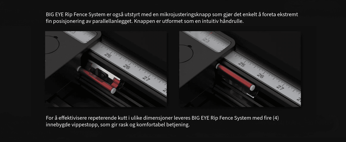 Harvey BIG EYE B-36 Parallellanlegg