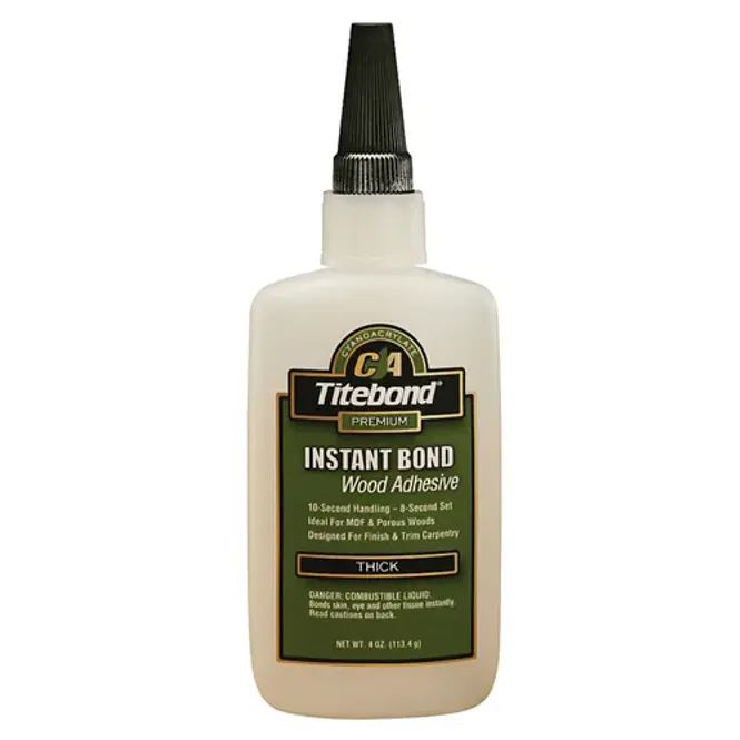 Hovedbilde Titebond 59 ml Instant Thick – Profesjonelt lynlim med høy viskositet