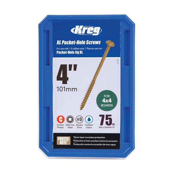 Hovedbilde Kreg® lommehull-skruer | 101 mm | 75 stk